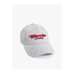 Koton Cap Hat with Embroidered Text