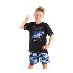 mshb&g Shark Kamo Boys T-shirt Shorts Set