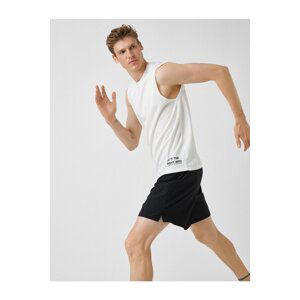 Koton Minimal Printed Singlets Crew Neck