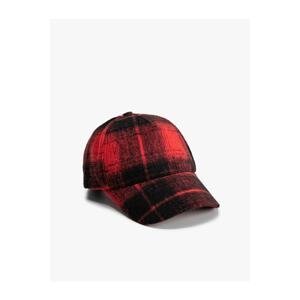 Koton Plaid Wool Blend Cap Hat