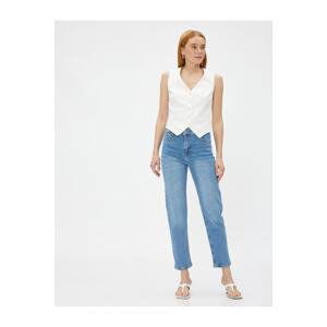 Koton High Waist Jeans Slightly Skinny Leg - Eve Jeans