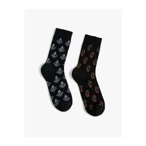 Koton Set of 2 Socks with Anchor Theme