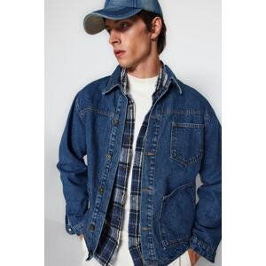 Trendyol Blue Regular Fit Denim Jeans Jacket