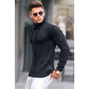 Madmext Black Turtleneck Knitwear Sweater 5764