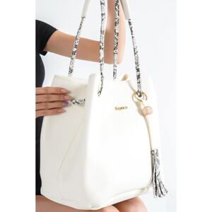 Capone Outfitters Capone Merida Women's White Shoulder Bag