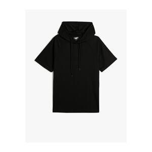 Koton Basic Sports T-Shirt Hooded Raglan Sleeve