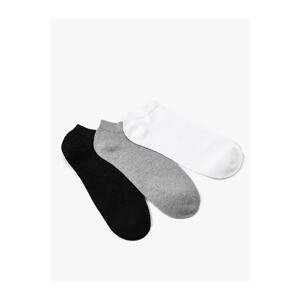 Koton Basic 3-Piece Booties Socks Set Multi Color
