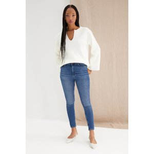 Trendyol Blue More Sustainable High Waist Skinny Jeans