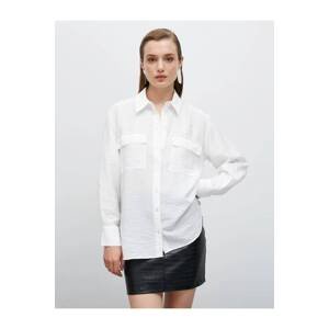 Koton Women / Girls Shirt White 4wak60003ew