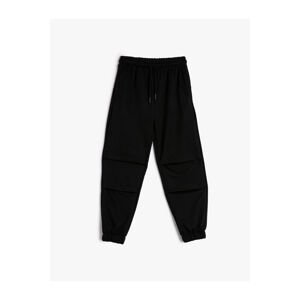 Koton Basic Jogger Sweatpants Tie Waist Pocket Floor Detailed
