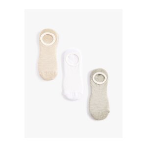 Koton 3-Pack Invisible Socks Set Multi Color