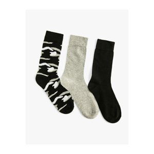 Koton 3-Piece Socks Set Multi Color Patterned