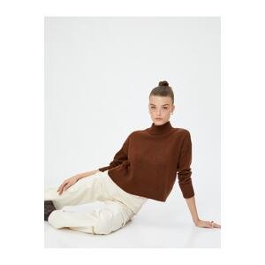 Koton Turtleneck Basic Sweater Knitwear Long Sleeve