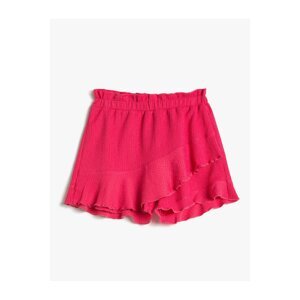 Koton Short Skirt Frilly Elastic Waist