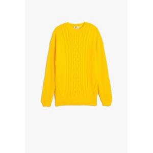 Koton Girls Yellow Sweater