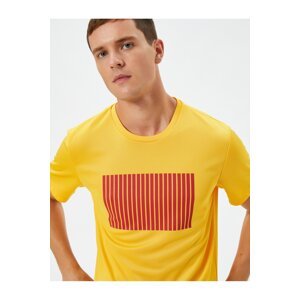 Koton Sports T-Shirt Printed Crew Neck Short Sleeve