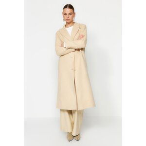 Trendyol Stone Oversize Wide Cut Woolen Coat