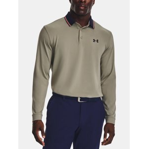 Under Armour Tričko UA Playoff 3.0 LS Polo-GRN - Pánské