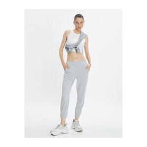 Koton Basic Jogger tepláky s kravatou v pase