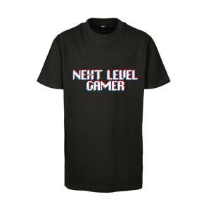 Dětské herní tričko Next Level černé