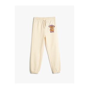 Koton Jogger Sweatpants Tie Waist Teddy Bear Printed