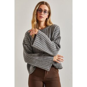 Bianco Lucci Dámský vzorovaný pletený svetr
