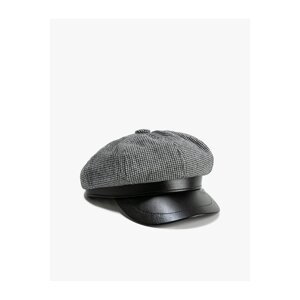 Koton Cap Hat Leather Appearance Detailed