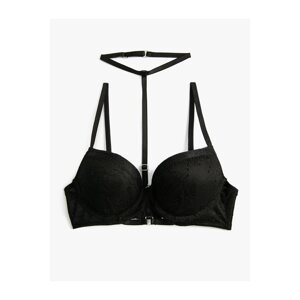 Koton Lace Bralet Neck Detailed Filled Underwire