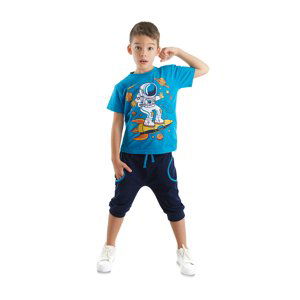 mshb&g Astronaut Boy T-shirt Capri Shorts Set