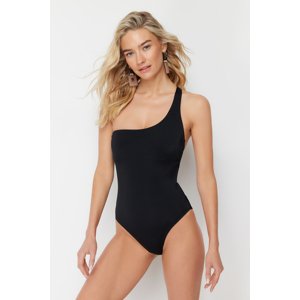 Trendyol Black One Shoulder Regular Swimsuit