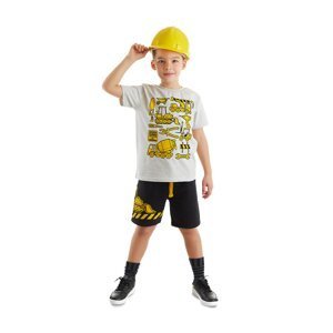 Mushi Boys Construction Tools T-shirt Shorts Set