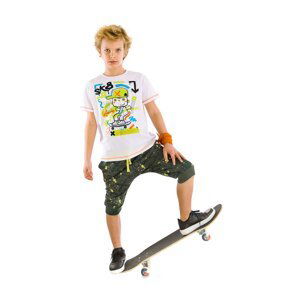 mshb&g Skateboard Splash Boys T-shirt Capri Suit