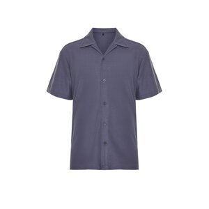 Trendyol Indigo Relaxed Fit Wide Collar Shirt