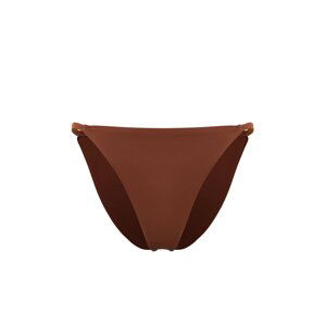 Trendyol Brown Piping Brazilian Bikini Bottom