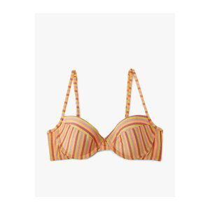 Koton Underwire Bikini Top Covered Glitter