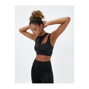 Koton Padded Sports Bra Without Underwire With Window Detail on the Back and Straps