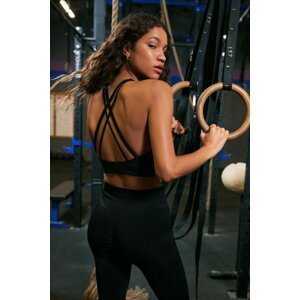 Trendyol Premium Black Polyamide Fabric Supported Knitted Sports Bra