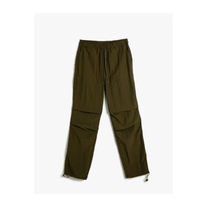 Koton Parachute Trousers with Lace Waist, Pocket Detail and Stopper