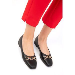 Soho Black Women's Flats 18841