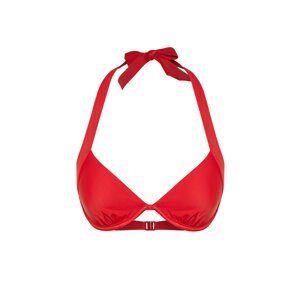 Trendyol Red Balconette Reverse V Underwire Bikini Top
