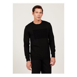 Altinyildiz Classics Crew Neck Men's Standard Black Sweater