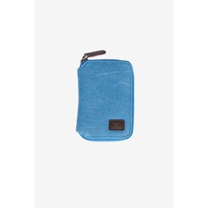 AC&Co / Altınyıldız Classics Men's Blue Gift Boxed Zippered Wallet with Card Compartment