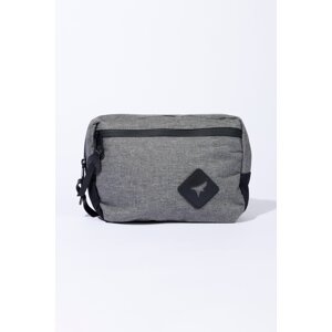 AC&Co / Altınyıldız Classics Men's Grey-Black Double Compartment Zippered Waist Bag