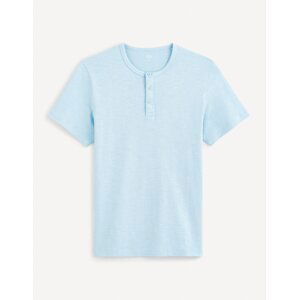 Celio Tričko henley Genperle - Pánské