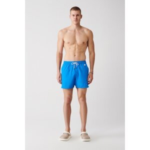 Avva Men's Saks Quick Dry Standard Size Plain Special Box Swimsuit Marine Shorts
