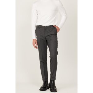ALTINYILDIZ CLASSICS Men's Anthracite Slim Fit Slim Fit Recycle Side Pocket Trousers