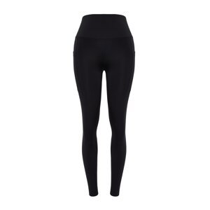 Trendyol Black Premium 2 Layer with Abdominal Recovery Full Length Knitted Sports Leggings