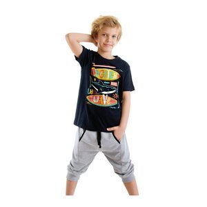 Mushi Catch Wave Boys T-shirt Capri Shorts Set