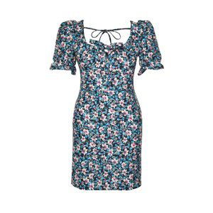 Trendyol Curve Multi Color Floral Woven Dress