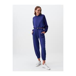 Jimmy Key Cobalt Normal Waist Elastic Leg Pocket Jogger Trousers